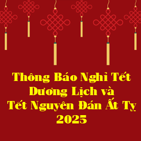 THÔNG BÁO NGHỈ TẾT 2025