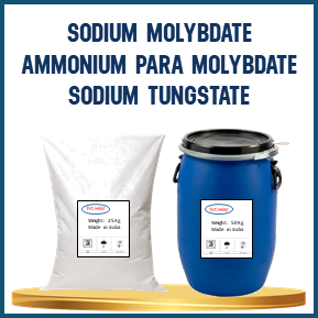 Phân phối độc quyền Sodium Molybdate Na2MoO4 - Ammonium Para Molybdate (NH4)6Mo7O24 - Sodium Tungstate Na2WO4